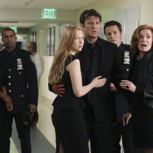 Castle: un momento dell'episodio Rise, premiere della quarta stagione della serie
