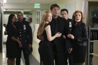 Castle: un momento dell'episodio Rise, premiere della quarta stagione della serie