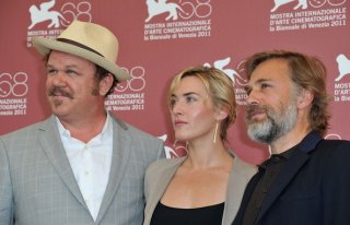 Kate Winslet a Venezia 2011 presenta Carnage di Polanski con Christoph Waltz e John C. Reilly