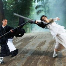 The Sorcerer and the White Snake, una sequenza di combattimento del film