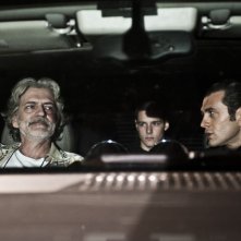 Vinicio Marchioni e Fabrizio Bentivoglio in una scena di 'Scialla!' con Fabrizio Scicchitano