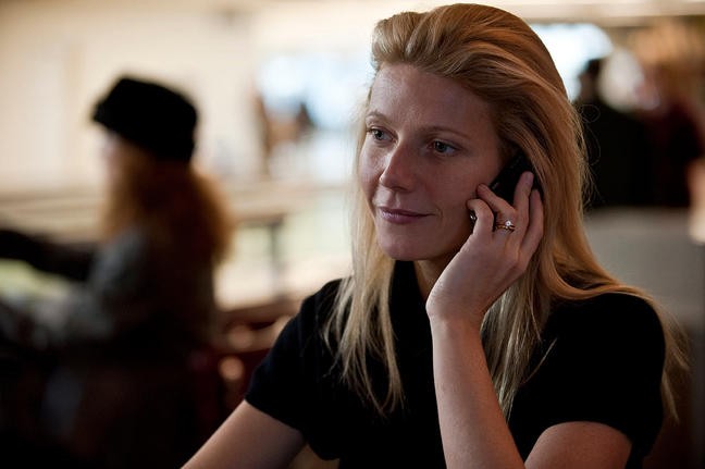 Gwyneth Paltrow in una scena di Contagion