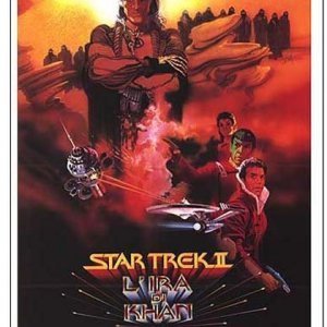 Locandina italiana di Star Trek II: L'Ira di Khan.