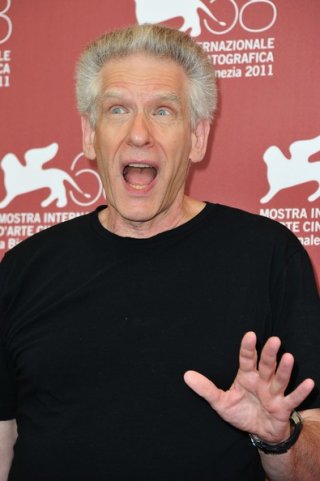 Una buffa espressione di David Cronenberg alla Mostra di Venezia 2011 con A Dangerous Method