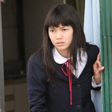 Fumi Nikaidou è Keiko Chazawa, la compagna di classe innamorata del protagonista Sumida in Himizu