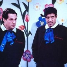 Adriano Celentano e Renato Pozzetto in Lui è peggio di me