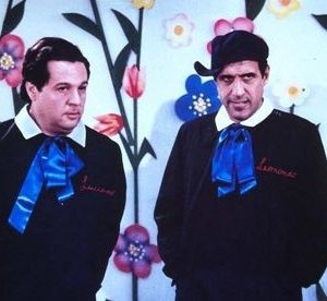 Adriano Celentano e Renato Pozzetto in Lui è peggio di me