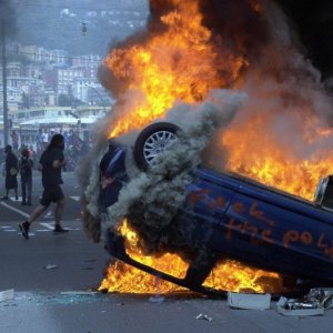 Black Block, una immagine del documentario realizzato nel 2011