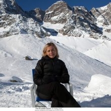 Cristina Comencini sul set di Quando la notte.