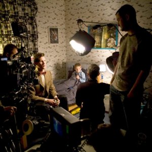 Doctor Who: un'immagine dal set dell'episodio Night Terrors
