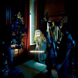 Doctor Who: un momento delle riprese dell'episodio Night Terrors