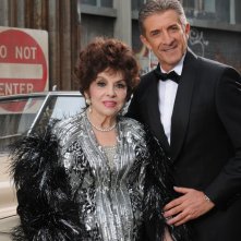 Gina Lollobrigida con Ezio Greggio in Box Office 3D - il film dei film