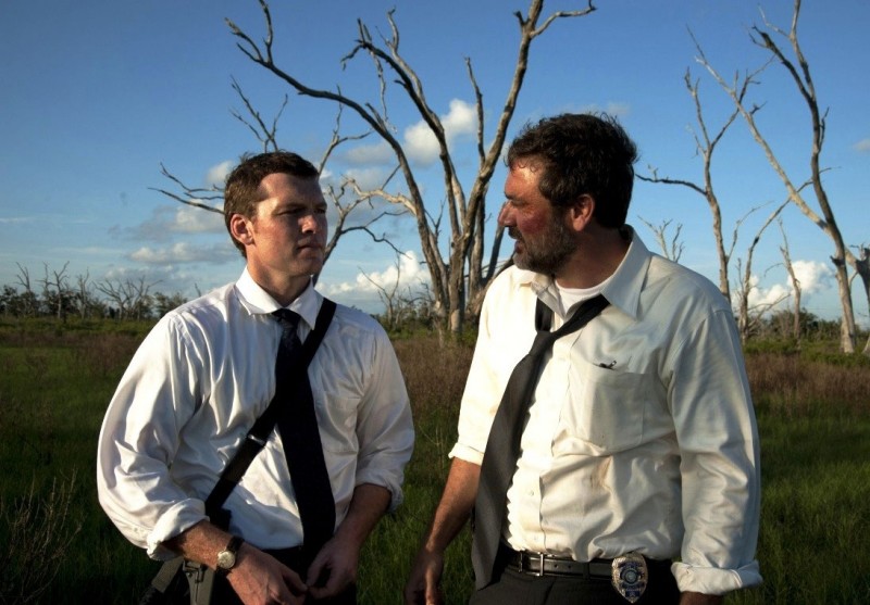 Texas Killing Fields Sam Worthington Con Jeffrey Dean Morgan In Una Sequenza Del Film 214089