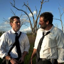 Texas Killing Fields Sam Worthington Con Jeffrey Dean Morgan In Una Sequenza Del Film 214089
