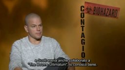 Intervista a Matt Damon - Contagion