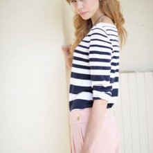 Analeigh Tipton posa alla Mostra di Venezia 2011, durante la promozione di Damsel in Distress.