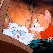La protagonista in una scena di Brisby e il segreto di NIMH
