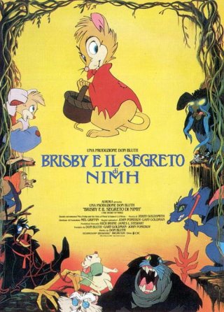 Locandina italiana del film d'animazione Brisby e il segreto di NIMH
