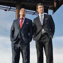 The Defenders: James Belushi e Jerry O'Connell in una scena del pilot della serie