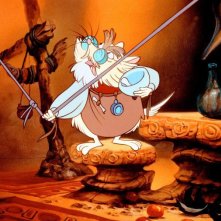 Un simpatico personaggio del film d'animazione Brisby e il segreto di NIMH