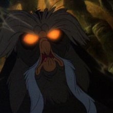 Una scena del cartoon Brisby e il segreto di NIMH