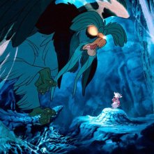 Una scena del film d'animazione Brisby e il segreto di NIMH