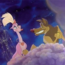 Una sequenza del film d'animazione Charlie - Anche i cani vanno in paradiso