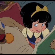 Charlie e Anne-Marie in una scena del film d'animazione Charlie - Anche i cani vanno in paradiso