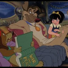 I protagonisti del film d'animazione Charlie - Anche i cani vanno in paradiso