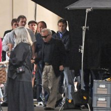Il regista Martin Scorsese sul set di Hugo Cabret 3D