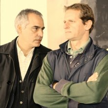 La Pegna con Patrizio Catalano Gonzaga  sul set Rocchetta International 2010