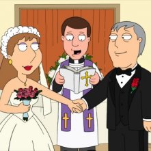 La sorella di Lois, Carol con Adam West nell'episodio Brothers & Sisters de I Griffin