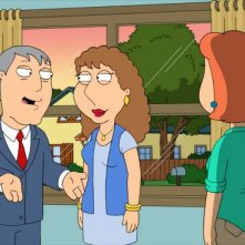 Lois con sua sorella Carol e il sindaco West nell'episodio Brothers & Sisters de I Griffin