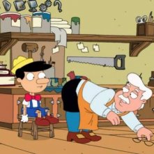 Pinocchio e Geppetto nell'episodio I due volti della passione de I Griffin