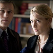 Christoph Waltz e Kate Winslet in una scena di Carnage