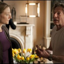 Jodie Foster sul set di Carnage con Polanski