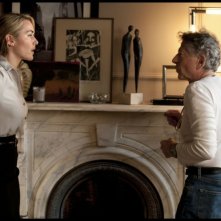 Kate Winslet sul set di Carnage con Roman Polanski