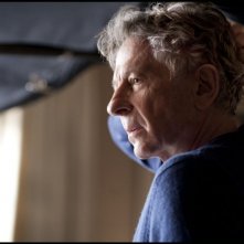 Roman Polanski sul set di Carnage, del 2011