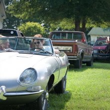 Cani di paglia: Kate Bosworth e James Marsden in una scena con Alexander Skarsgard