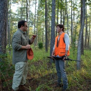 James Marsden sul set di Cani di paglia con Rod Lurie