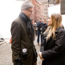 Sarah Jessica Parker sul set di Ma come fa a far tutto? con Douglas McGrath