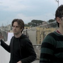 Italy: Love It, or Leave It : Luca Ragazzi e Gustav Hofer in una immagine del loro documentario on the road