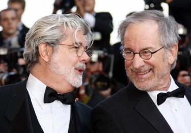 Cannes 2008: George Lucas e Steven Spielberg sul red carpet per Indiana Jones e il Regno del Teschio di Cristallo