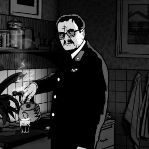 Un'immagine dal film Alois Nebel (2011)