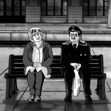 Un'immagine tratta dal film Alois Nebel (2011)