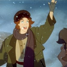 La protagonista in una scena del film d'animazione Anastasia di Don Bluth