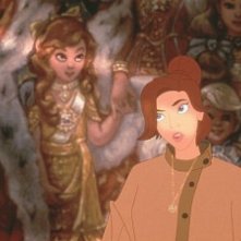 Una scena del film d'animazione Anastasia con la protagonista