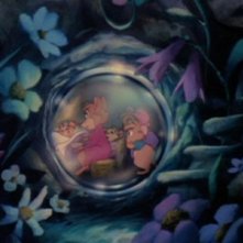 Una scena di  Brisby e il segreto di NIMH di Don Bluth