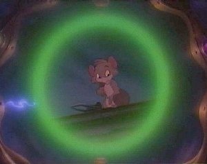 Jonathan Brisby in una scena di Brisby e il segreto di NIMH