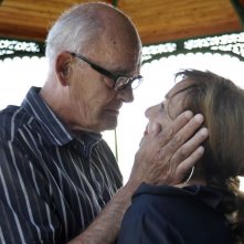 Hans-Michael Rehberg e Ingrid Andree nel film Transfer